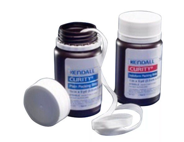Curity™ Iodoform Wound Packing Strip, ¼ inch x 5 yard Curity™ Cardinal