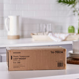 McKesson White Polypropylene Spoon
