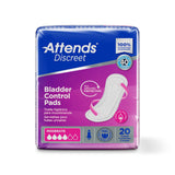 Attends® Discreet Women's Moderate Bladder Control Pad, 10½-Inch Length