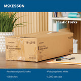 McKesson Polypropylene Fork, White