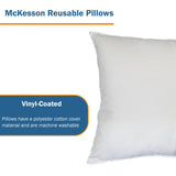 McKesson Reusable Bed Pillow, Poly Cotton Cover, 21 x 27 in.