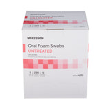 McKesson Oral Swabstick, Foam Tip, Untreated