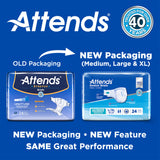 Attends® Stretch Briefs, Medium /