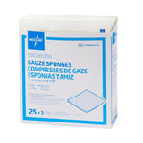 Medline Sterile Gauze Sponge, 4 x 4 Inch, 12-Ply Medline Essentials Medline