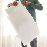 McKesson White Tissue/Poly Pillowcase, 21 x 30 Inch