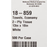 McKesson Economy Nonsterile White Procedure Towel, 13 x 18 Inch
