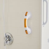 McKesson White / Yellow Plastic Suction-Cup Grab Bar McKesson McKesson Brand