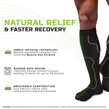 Green Drop™ Compression Socks – Medical-Grade Infused Support, L/XL Green Drop™ Green Drop Compression LLC