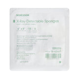 McKesson Sterile X-ray Detectable Gauze Sponge, 4 x 8 Inch