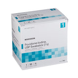 McKesson Impregnated Swabstick, 10% Strength, Povidone Iodine, Individual Packet