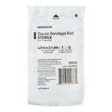 McKesson Sterile Fluff Bandage Roll, 4-1/2 Inch x 3-1/10 Yard