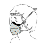 FluidShield® Surgical Mask with Eye Shield