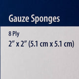 Dermacea™ Sterile Gauze Sponge, 2 x 2 Inch