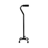 McKesson Offset Quad Cane, Chrome