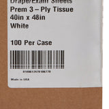 McKesson Nonsterile Physical Exam General Purpose Drape, 40 x 48 Inch