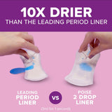 Poise Bladder Control Pads, Light Absorbency, Regular Length, 7.5", Adult, Female, Disposable