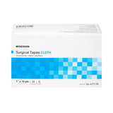 McKesson Silk-Like Cloth Medical Tape, 1 Inch x 10 Yard, White