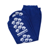McKesson Terries™ Adult Slipper Socks, Bariatric / XW, Royal Blue