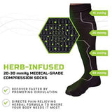 Green Drop™ Compression Socks – Medical-Grade Infused Support, L/XL Green Drop™ Green Drop Compression LLC
