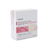 McKesson Adhesive Foam Dressing with Border, 3 x 3 Inch
