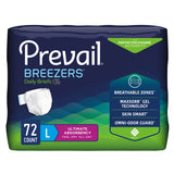 Prevail® Breezers® Ultimate Absorbency Incontinence Briefs, Large Prevail® Breezers® First Quality
