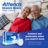 Attends® Stretch Briefs, Medium /