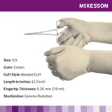McKesson Perry® Polychloroprene Surgical Glove, Size 5.5, Cream McKesson Perry® Synthetic Surgical Gloves McKesson Brand