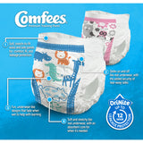 Comfees Training Pants, 12-Hour Protection, Male Toddler, 3T-4T, 32 to 40 Lbs