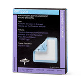 Optilock Super Absorbent Dressing, 4 x 4 Inch OptiLock® Medline