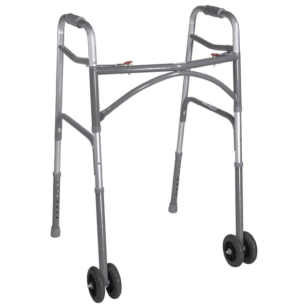Bariatric_Dual_Release_Folding_Walker_with_Wheels