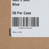 McKesson Blue Flat Stretcher Sheet, 40 x 90 Inch