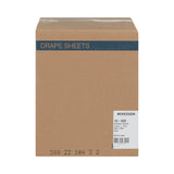 McKesson Blue Flat Stretcher Sheet, 40 x 90 Inch