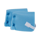 McKesson Heel Protection Pads, Convoluted Foam, Blue, Hook and Loop, 6-1/2 x 6-1/2 Inch McKesson McKesson Brand