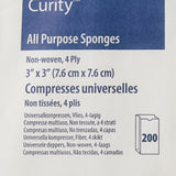 Curity™ NonSterile Nonwoven Sponge, 3 x 3 Inch