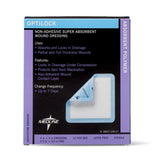 Optilock Super Absorbent Dressing, 4 x 4 Inch OptiLock® Medline