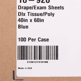 McKesson Nonsterile Physical Exam General Purpose Drape, 40 x 60 Inch