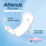 Attends® Discreet Liners Bladder Control Pad, 6-Inch Length