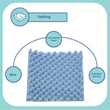 Span-America Convoluted Foam Seat Cushion, 18 x 16 in.