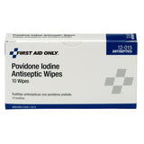 First Aid Only Povidone Iodine Antiseptic Wipes First Aid Only Acme United