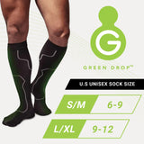 Green Drop™ Compression Socks – Medical-Grade Infused Support, L/XL Green Drop™ Green Drop Compression LLC