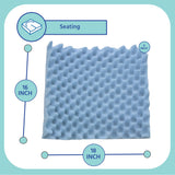Span-America Convoluted Foam Seat Cushion, 18 x 16 in.