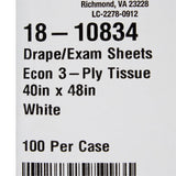 McKesson Nonsterile Physical Exam General Purpose Drape, 40 x 48 Inch