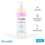 DermaRain® Shampoo and Body Wash 16 oz. Pump Bottle DermaRain® DermaRite Industries