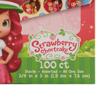 American® White Cross Stat Strip® Strawberry Shortcake Design Adhesive Strip, ¾ x 3 Inch