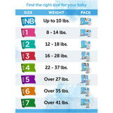Comfees® Premium Diapers, Unisex, Baby, Tab Closure, Size 4
