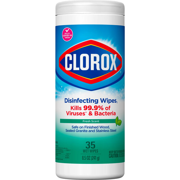 Clorox® Disinfecting Wipes, Fresh Scent, 35 ct. Clorox® The Clorox Company
