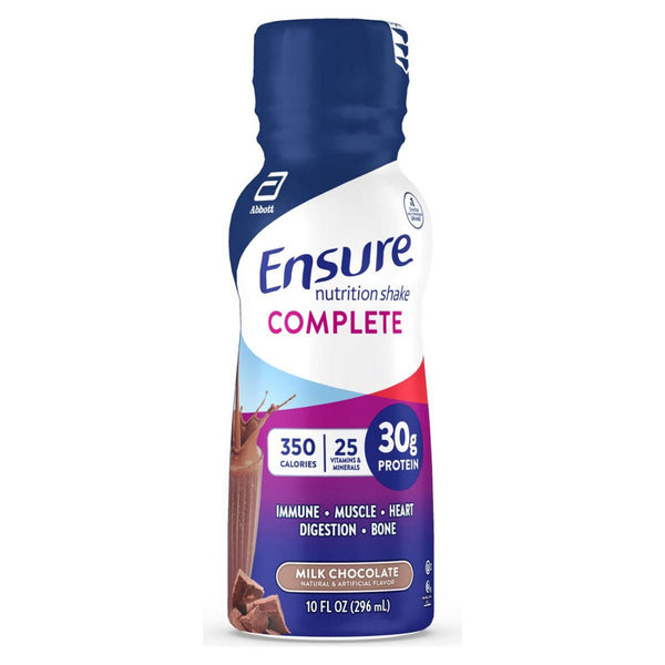 Ensure Complete® Nutrition Shake, Chocolate, 10-ounce bottle Ensure® Complete Abbott Nutrition