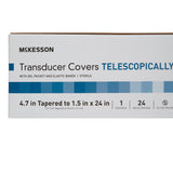 McKesson Telescopically Folded Transducer Cover, 5.5 x 24 Inch McKesson McKesson Brand