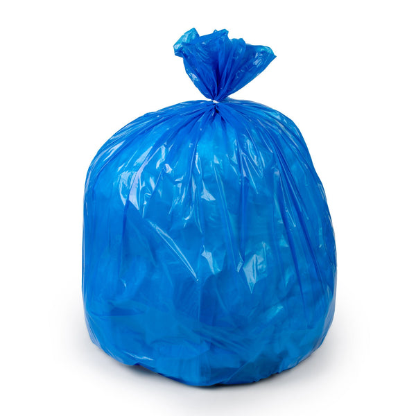 Colonial Bag Recycling Bags, Blue, 15 gal. Colonial Bag Colonial Bag Corp