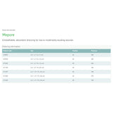 Mepore® Adhesive Dressing, 2½ x 3 Inch
